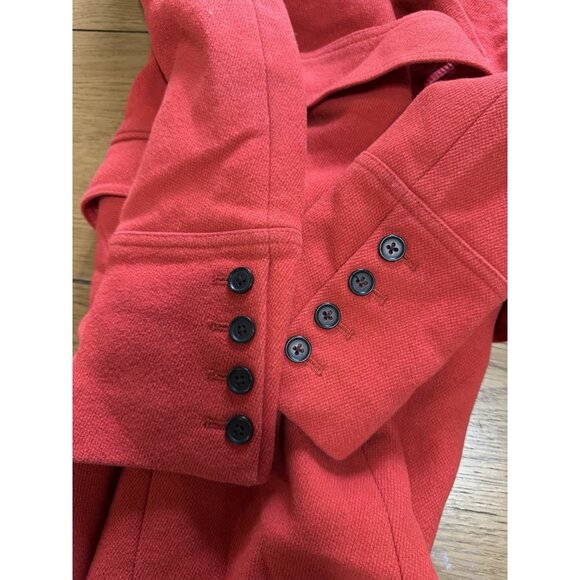 J CREW Lady Day Coat‎ Wool Blend Size 0 Peacoat Classic City Professional Office - Picture 12 of 13